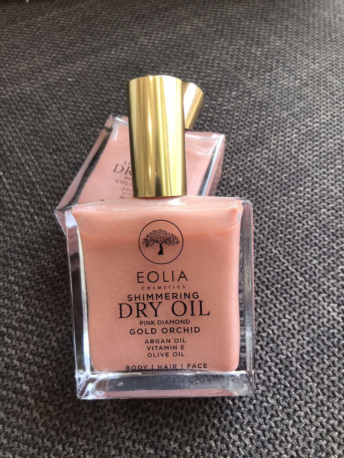 Сухо масло с блясък Gold Orchid Pink Diamond